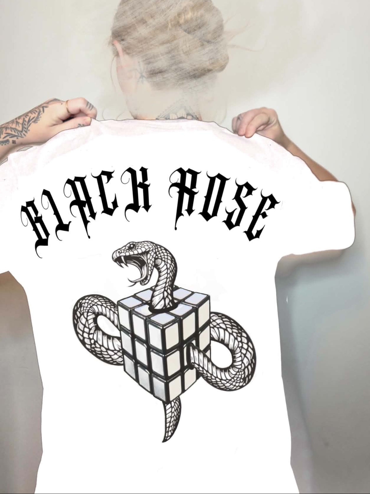 Snake Cubix Tshirt White