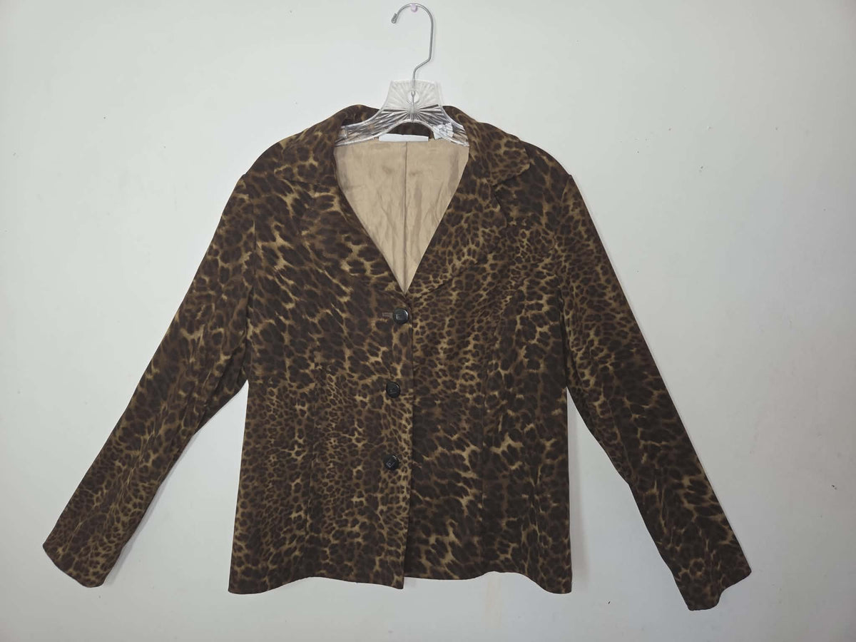 Cheetah Print Button-Up